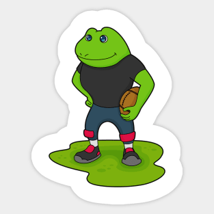 Frog Football player Football Sticker